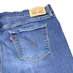 Levis 505 Womens Jeans 12 Blue Perfectly Faded